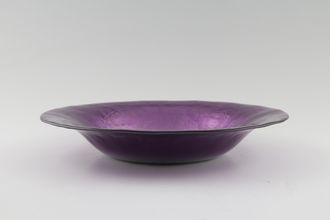 Portmeirion Dusk Rimmed Bowl Glass - Aubergine 9 3/8"