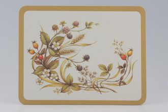 Marks & Spencer Harvest Placemat Brown Edge, Cork Backed 9 1/2" x 7 1/2"