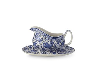 Sell Burleigh Blue Regal Peacock Sauce Boat Sauce boat only