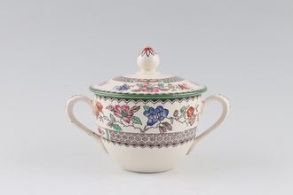 Spode Chinese Rose - Old Backstamp Sugar Bowl - Lidded (Tea) 3 1/2"