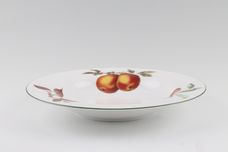 Royal Worcester Evesham Vale Rimmed Bowl Plums, Oranges and Pears 9 1/4" thumb 1