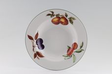 Royal Worcester Evesham Vale Rimmed Bowl Plums, Oranges and Pears 9 1/4" thumb 2
