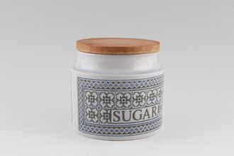 Sell Hornsea Tapestry Storage Jar + Lid Sugar - wooden lid 4" x 4"