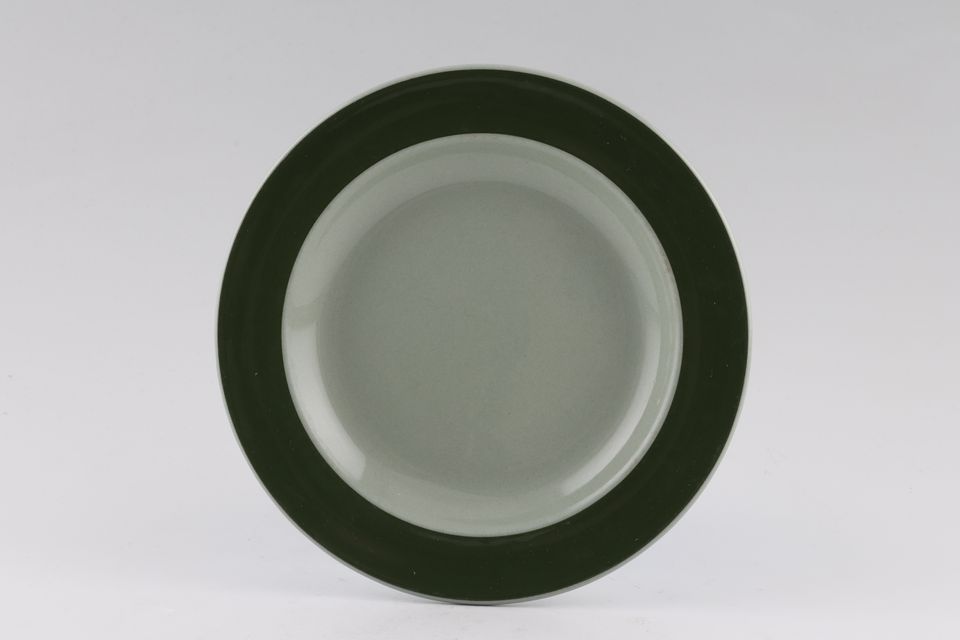 Wedgwood Celadon Green Tea / Side Plate Darker Green Rim 6"