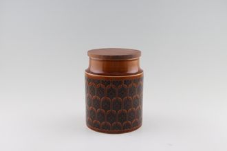 Sell Hornsea Heirloom - Brown Storage Jar + Lid Plain - Size represents height 6"