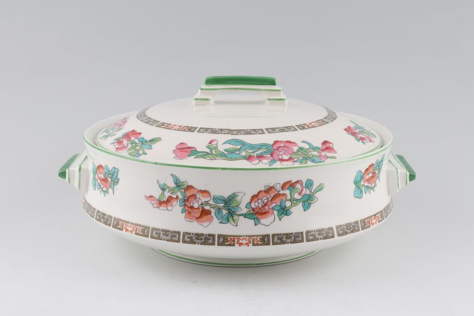 Palissy Indian Tree Vegetable Tureen with Lid