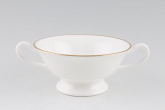 Royal Worcester Strathmore - White - Plain Soup Cup 2 Handles