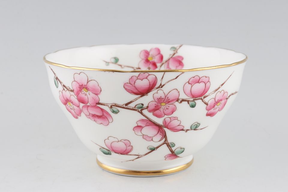 Adderley + Royal Adderley Chinese Blossom - Pink Sugar Bowl - Open (Tea) 4 3/8"