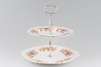 Sell Colclough Amanda 2 Tier Cake Stand Cake Plate & 8" Plate