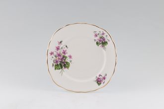 Adderley + Royal Adderley Floral Tea / Side Plate Square 6 1/4"