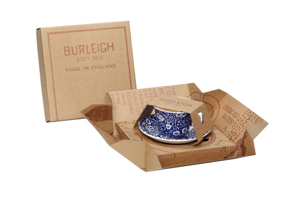 Burleigh Blue Calico Teacup Gift Set