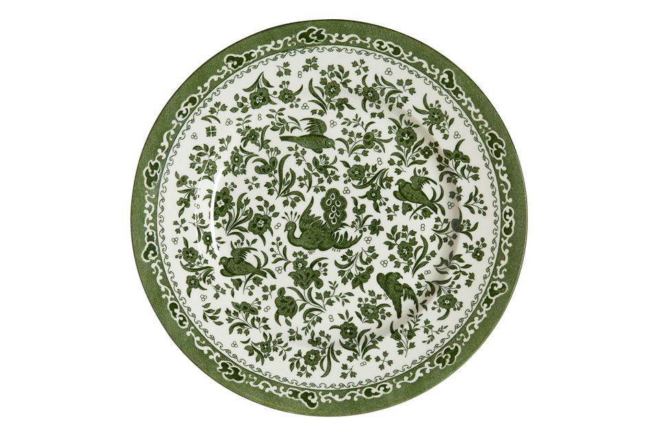 Burleigh Green Regal Peacock Dinner Plate 25cm