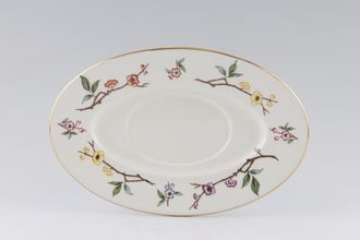 Royal Worcester Blossom Time Sauce Boat Stand