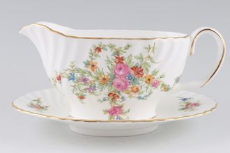 Minton Lorraine Sauce Boat and Stand Fixed