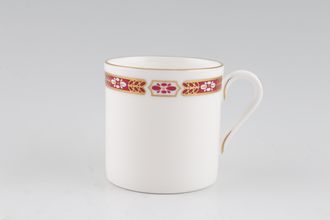 Royal Worcester Grosvenor - Red Coffee/Espresso Can 2 5/8" x 2 5/8"