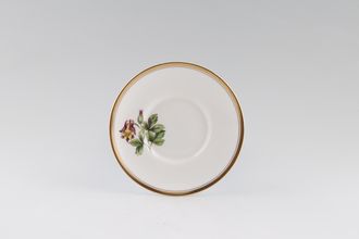 Royal Worcester Columbine Espresso Saucer Hand Painted 4 7/8"