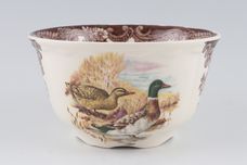 Palissy Game Series - Birds Sugar Bowl - Open (Tea) Mallard/Partridge 4 3/4" thumb 1