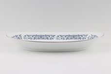 Noritake Royal Blue Serving Bowl Long and shallow 12" x 5 3/4" thumb 1