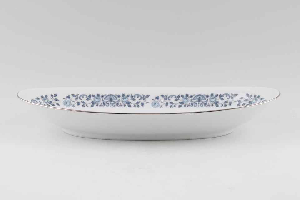 Noritake Royal Blue Serving Bowl Long and shallow 12" x 5 3/4"