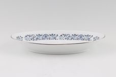 Noritake Royal Blue Serving Bowl Long and Shallow 9" x 4 3/4" thumb 1
