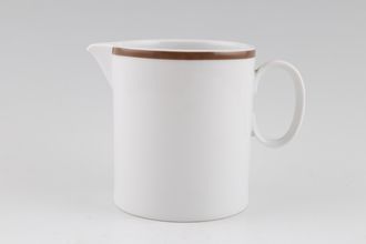 Thomas White with Thick Brown Band Milk Jug 1/2pt