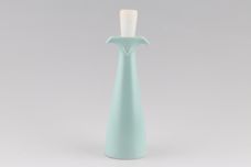 Poole Twintone Seagull and Ice Green Vinegar Bottle + Stopper Size is without stopper. 'V' on bottle. 6" thumb 2