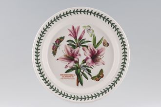 Portmeirion Botanic Garden - Older Backstamps Dinner Plate Rhododendrum Liliflorum - Lily Flowered Azalea 10 3/8"