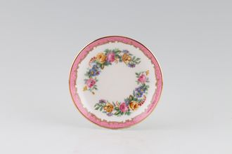 Crown Staffordshire Tunis - Pink Butter Pat 3 5/8"