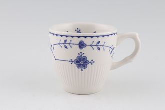 Sell Furnivals Denmark - Blue Coffee Cup  Flower inside cup.large opening in handle 2 3/8" x 2 1/4"