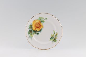 Royal Standard Harry Wheatcroft Roses - Mms Ch Sauvage Tea / Side Plate Mms Ch Sauvage - Crown Back Stamp 6 1/2"