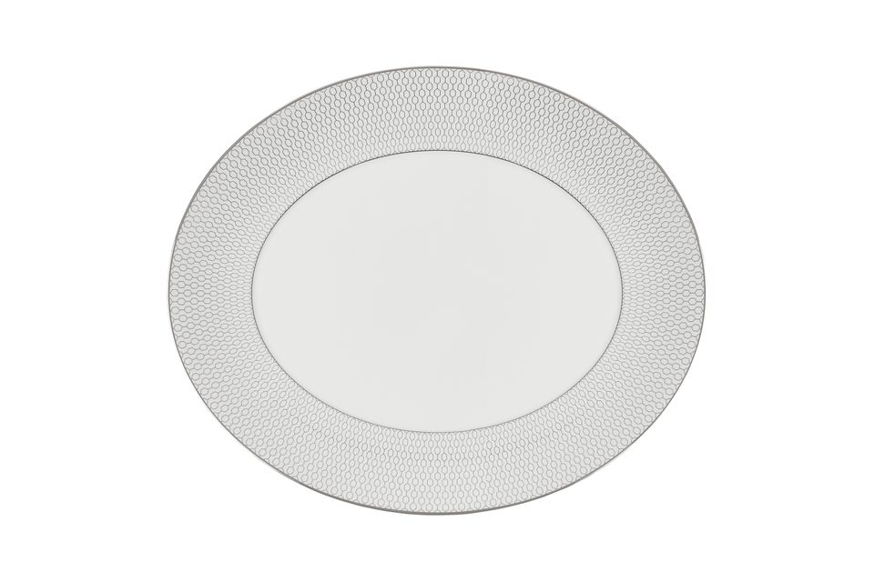 Wedgwood Gio Platinum Oval Platter 33cm