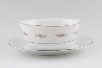 Noritake Glenaire Sauce Boat and Stand Fixed