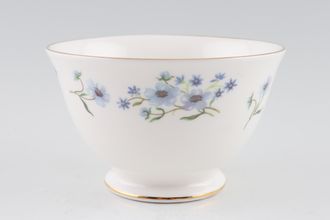 Richmond Blue Rock Sugar Bowl - Open (Tea) smooth rounded shape 4 1/2"