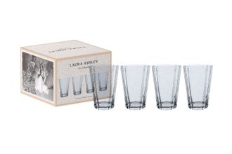 Laura Ashley Glass Collectables Set of 4 Highballs 420ml