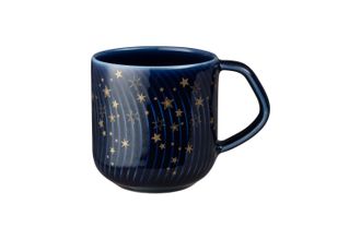 Denby Stars Mug Blue 8.7cm x 9.2cm, 400ml