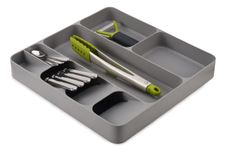 Joseph Joseph Cleaning and Organisation DrawerStore Cutlery, Utensil and Gadget Organiser Grey 38.4cm x 5.3cm x 39.7cm thumb 2