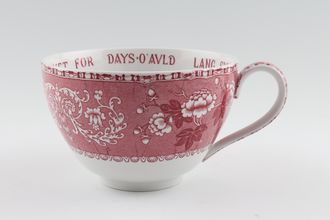 Spode Camilla - Pink Jumbo Cup Auld Lang Syne 5 3/8" x 3 1/2"