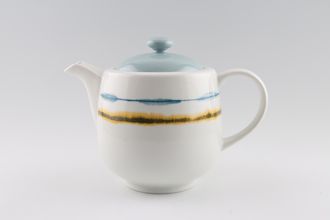 Portmeirion Coast Teapot Blue lid 1.35l