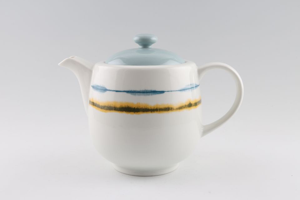 Portmeirion Coast Teapot Blue lid 1.35l