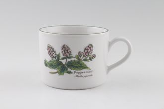 Sell Royal Worcester Worcester Herbs Teacup Peppermint - Straight sided. Made in England 3 3/8" x 2 1/2"