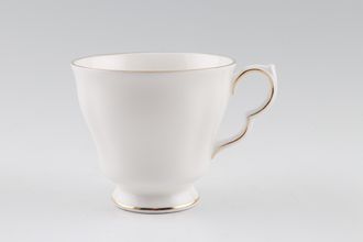 Colclough White and Gold Teacup Shape D - gold on handle 3 3/8" x 3"