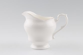 Colclough White and Gold Milk Jug No gold on foot 1/2pt