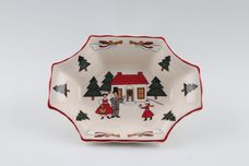 Masons Christmas Village Dish (Giftware) Octagonal, Sweet dish 6 5/8" x 4 7/8" x 1 3/8" thumb 2