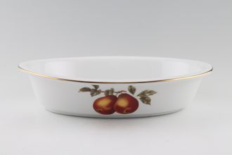 Sell Royal Worcester Evesham - Gold Edge Pie Dish Oval 12 3/4"