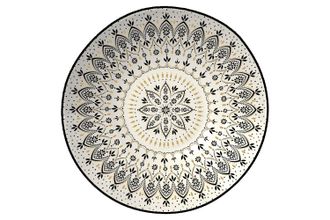 Sara Miller London for Portmeirion Artisanne Noir Serving Bowl Mandala Design 28.3cm