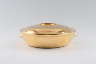 Royal Worcester Gold Lustre Casserole Dish + Lid Shape 22 Size 3 1 1/2pt