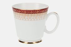 Royal Grafton Majestic - Red Teacup Straight sided, wide foot 3 1/8" x 3 1/8" thumb 1