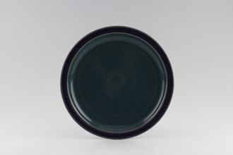 Denby Harlequin Salad/Dessert Plate Green Inner-Blue Outer 8 5/8"