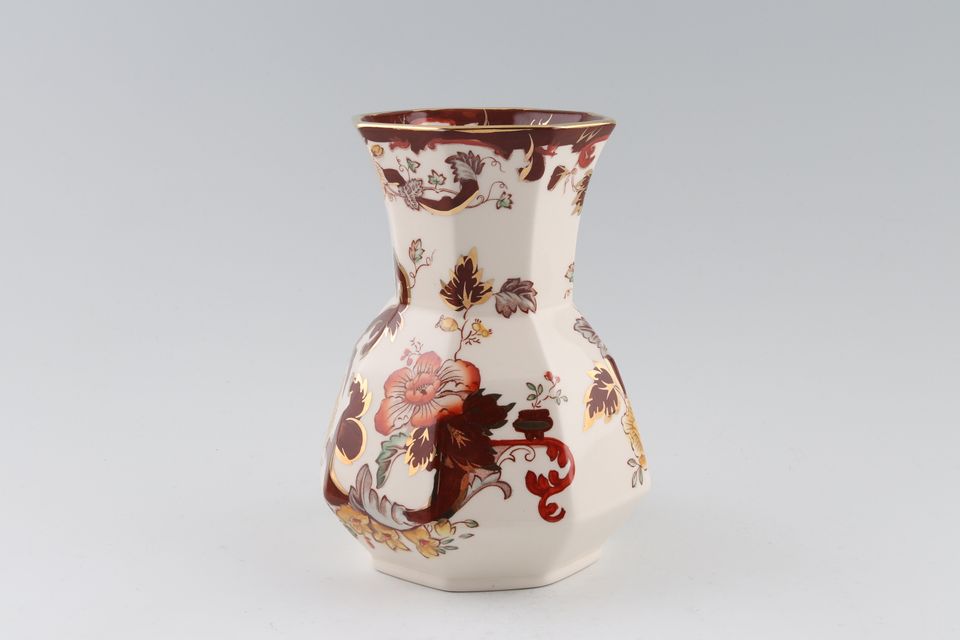 Masons Brown Velvet Vase Hydra vase 6 1/4"