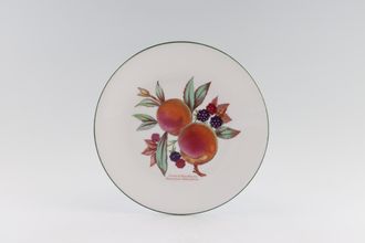 Sell Royal Worcester Evesham Vale Plate Peach & Blackberry, Coupe Shape 7 1/2"